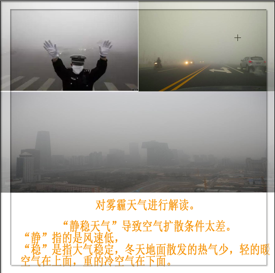 霧霾天氣主要安全，拐彎人多慢行多觀察